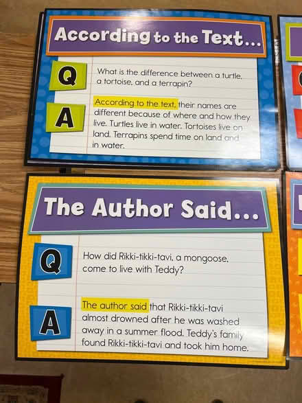 Photo of free ELA Teaching Posters (Broomall 19008) #1