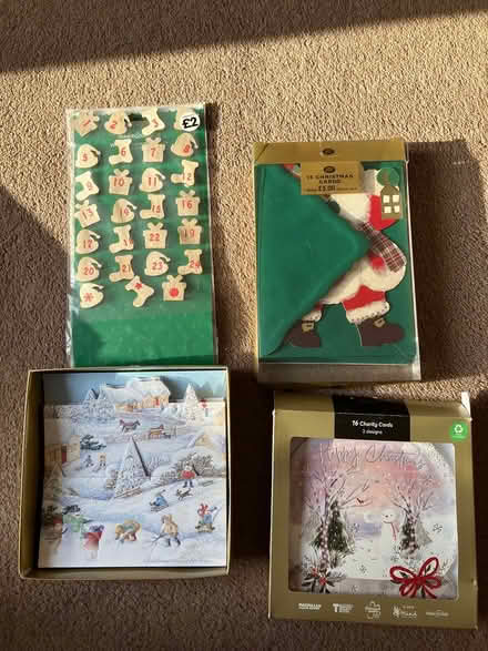 Photo of free Christmas cards and advent numbers (Sidcup/New Eltham DA15) #1