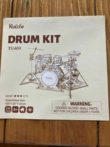 Photo of free 3D Drumset Puzzle to Build (Havertown) #3