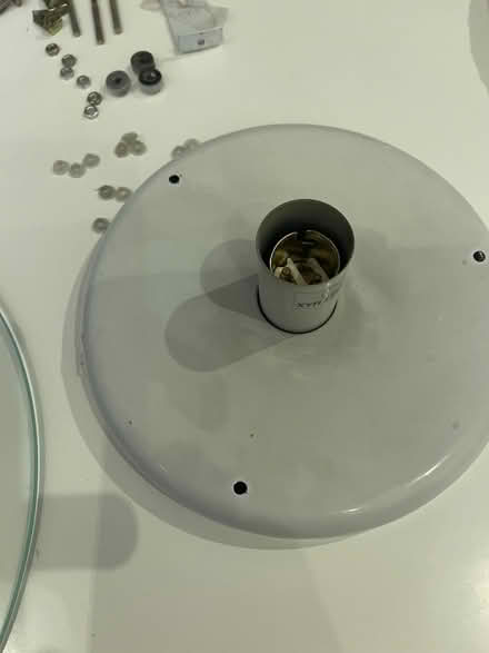 Photo of free Ceiling Light – 3-Layer Glass Shade (Modern Style) (Woodford IG8) #4