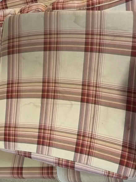 Photo of free Laura Ashley checked sofa (Biddulph Moor ST8) #3