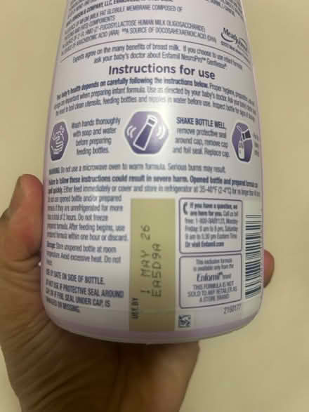 Photo of free New 32 Oz. Bot. of Enfamil NeuroPro (I live in Kew Gardens) #2
