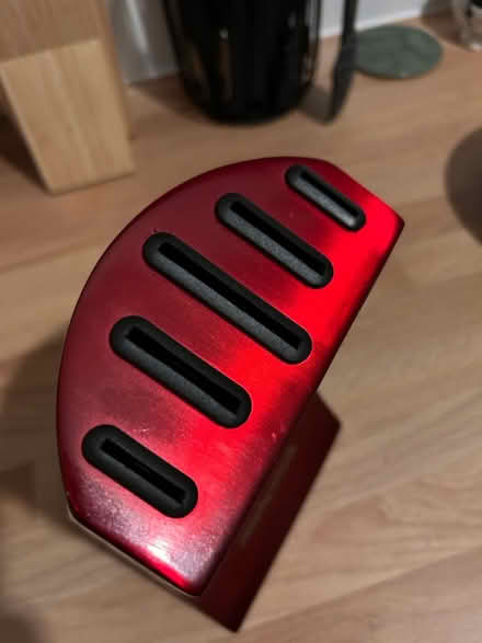 Photo of free Red (empty) knife block (TN24) #2