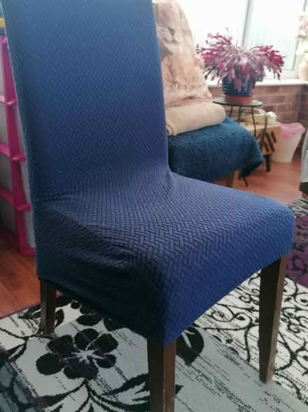 Photo of free 2 x faux leather chairs (Presteigne LD8) #1