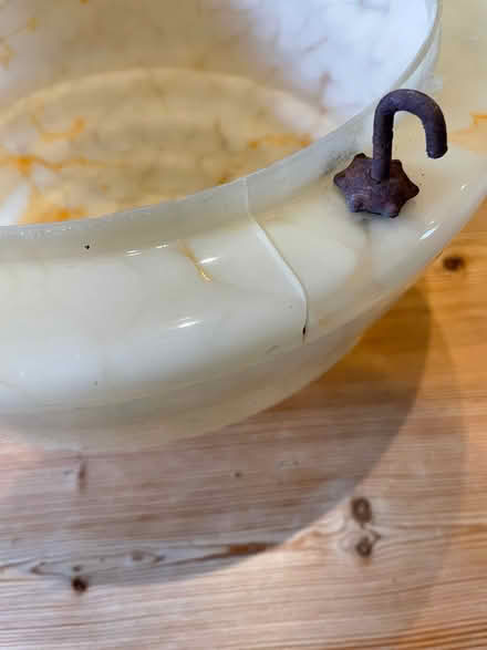 Photo of free 2 vintage glass lampshades (Chorlton M21) #4