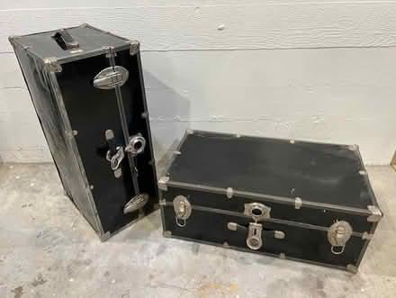 Photo of free 2 Metal Trunks (Wedgwood) #1
