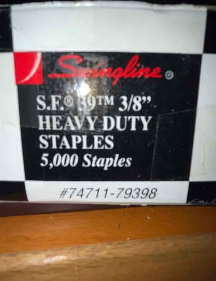 Photo of free 3/8” swingline heavy duty staples (Silver Spring MD) #4
