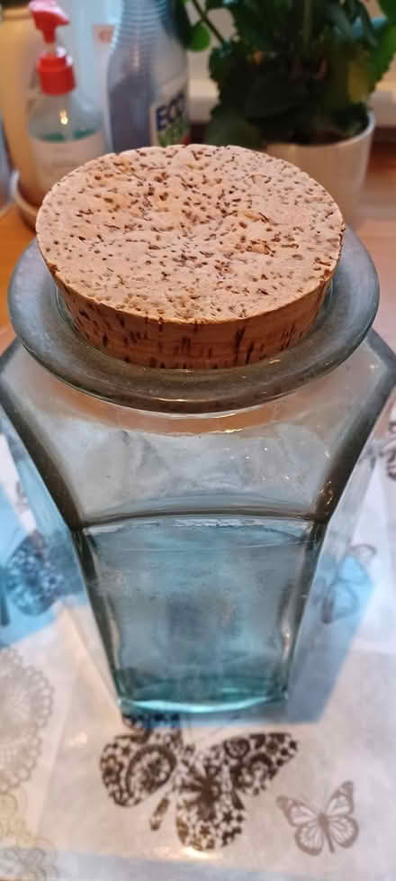 Photo of free 2 glass storage jars (Loughborough central) #3