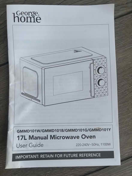 Photo of free Small microwave (Carrick Knowe EH12) #2