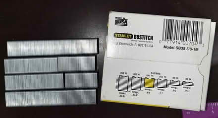 Photo of free Stanley 5/8” Heavy Duty Staples (Silver Spring MD) #2