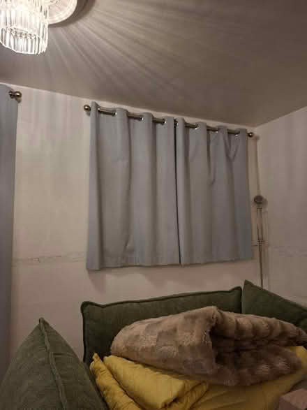 Photo of free 4 sets of grey eyelet curtains (Dronfield Woodhouse S18) #2