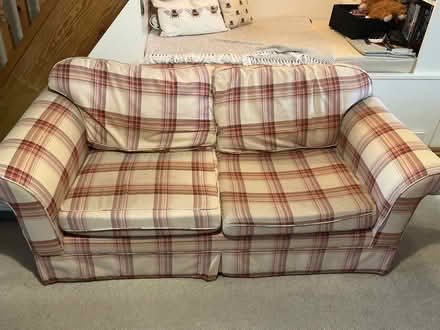 Photo of free Laura Ashley checked sofa (Biddulph Moor ST8) #2