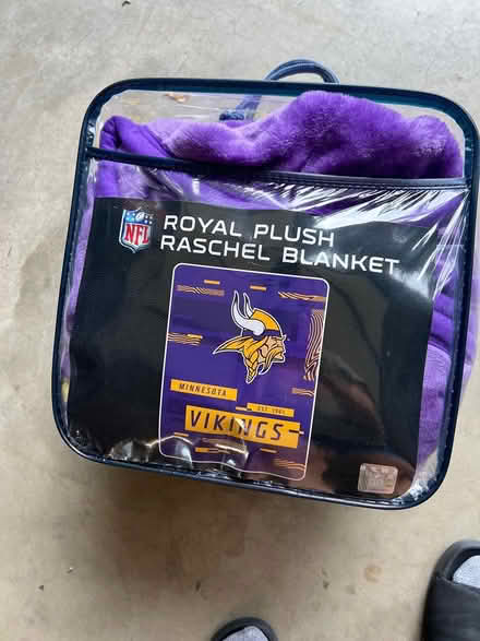 Photo of free Official NFL Vikings blanket (Niwot) #2