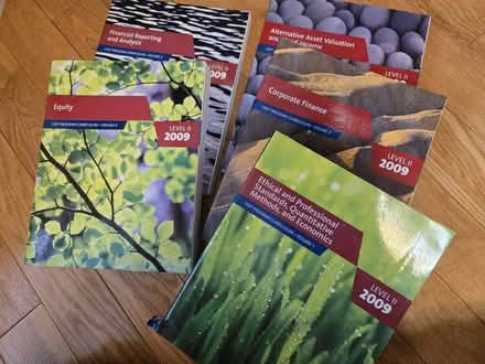 Photo of free CFA text books (West mall and Burnhamthorpe) #1