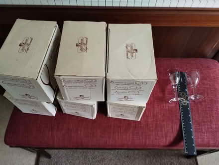 Photo of free Sherry/Liqueur glasses x 36, good condition (Gerrards Cross SL9) #1