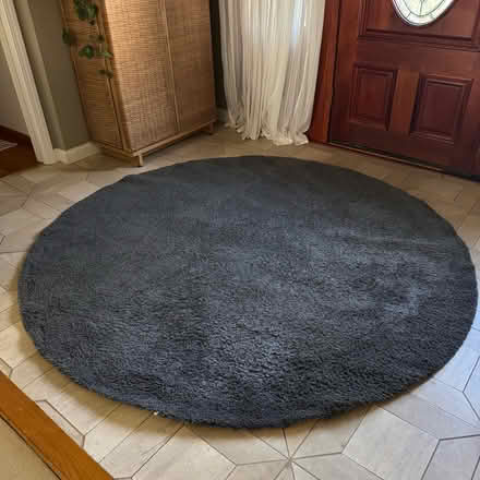 Photo of free 7” round IKEA rug (Saratoga) #2
