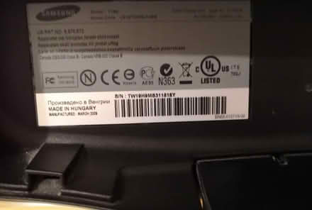 Photo of free Monitor Samsung (Sheriff Hill NE9) #2