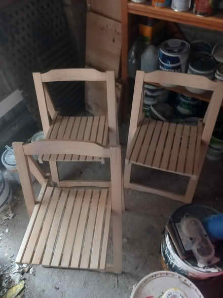 Photo of free 3 folding chairs (Lancaster, Cannon Hill) #1