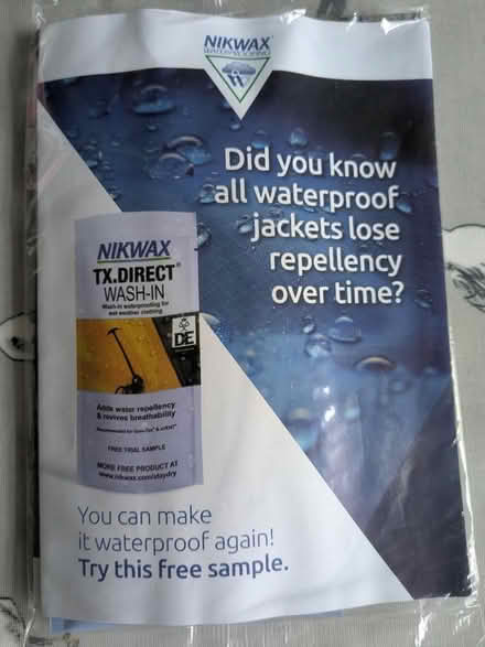 Photo of free Waterproof wash for jackets (Penge SE20) #1