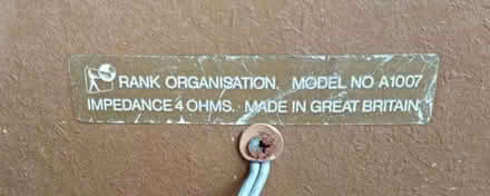 Photo of free 2 Vintage Speakers in working order (Hillingdon UB10) #4