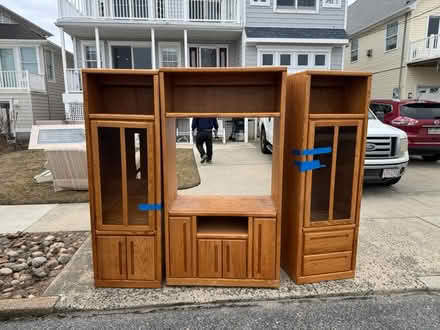 Photo of free Dresser, mirror, entertainment ctr (14 12th St North Brigantine NJ) #2