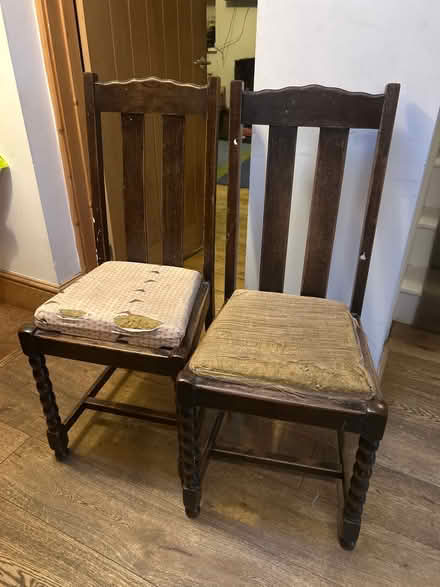 Photo of free Two chairs for upcycling (Loughborough LE11) #1