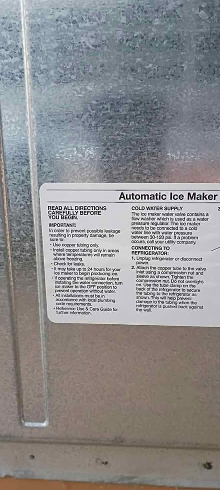 Photo of free Old fridge (3212 w Lisbon. Ln) #2