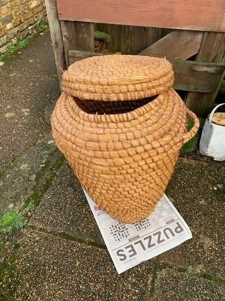 Photo of free Snake-charmer laundry-basket (West Molesey.) #1