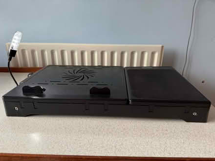 Photo of free Stand With Light and Fan For Laptop (Wincobank S9) #1