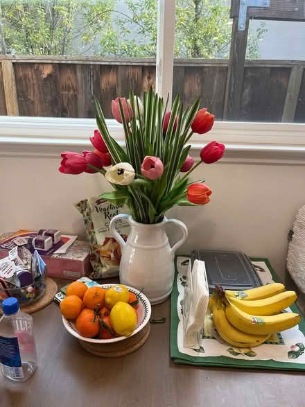 Photo of free Faux flowers 🌺 arrangement (Leigh High School) #1