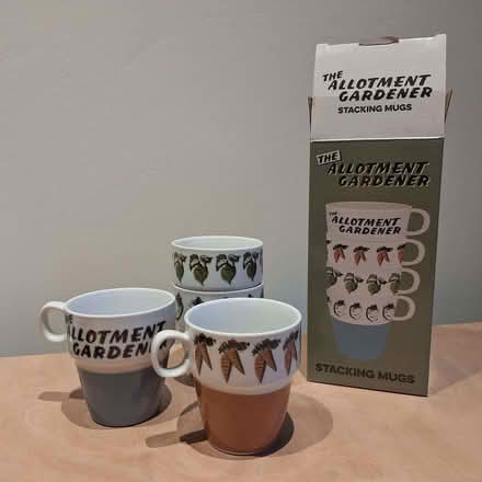 Photo of free Stacking Allotment gardener mugs (Liss Forest GU33) #1