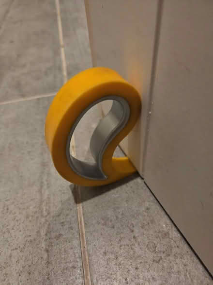 Photo of free Orange and Silver Rubber Doorstop (Prestwich M25) #3