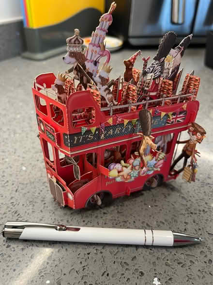 Photo of free 3D card of a bus with party animals (The Triangle Estate RH15) #1