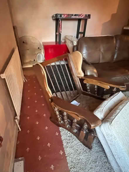 Photo of free Wooden rocking chair (Penn WV4) #3