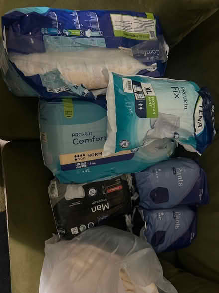 Photo of free Incontinence aids (West Heath B38) #1