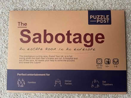 Photo of free Escape room in an envelope (Craigie PH2) #1