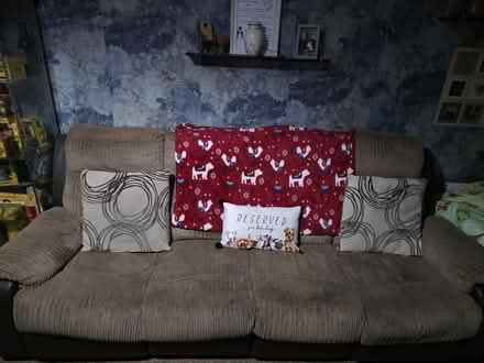 Photo of free 4 seater & 2 seater recliner sofas (Corsham SN13) #1