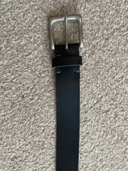 Photo of free XXL Black Leather Belt (Cambridge CB4) #3