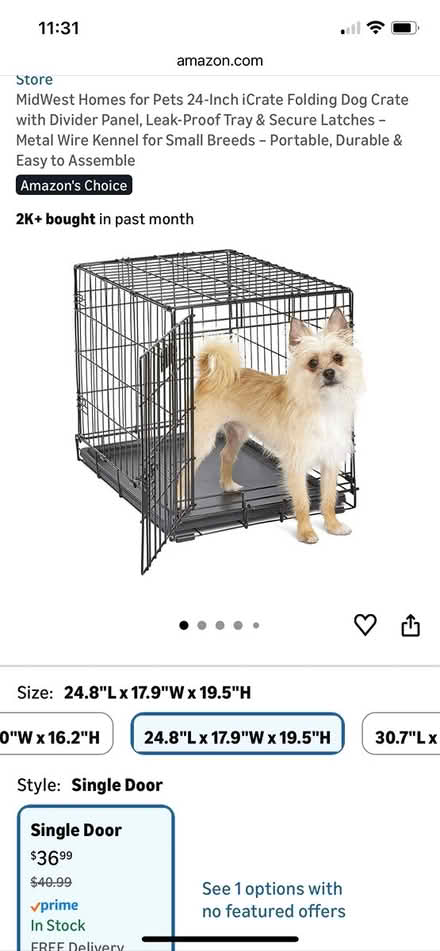 Photo of free Crate - new as of December 2025 (Mclean (off Kirby Rd)) #1