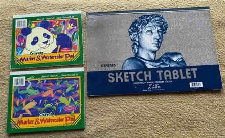 Photo of free Sketch Tablet & Watercolor Pads (Cupertino - DeAnza and 280) #1