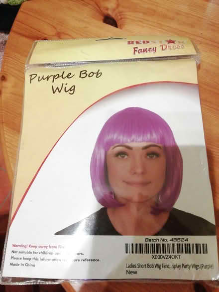 Photo of free Purple wig, new (Prickwillow CB7) #1
