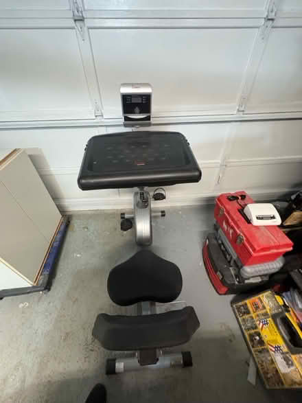 Photo of free Stationary Bike w/laptop desk (Mercer Island) #1