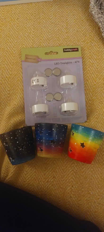 Photo of free Handpainted tealight holders (Abingdon OX14) #1