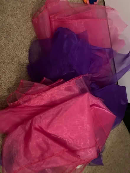 Photo of free Pink/purple wide taffeta fabric/ribbon (Pin Green Industrial Area SG1) #1