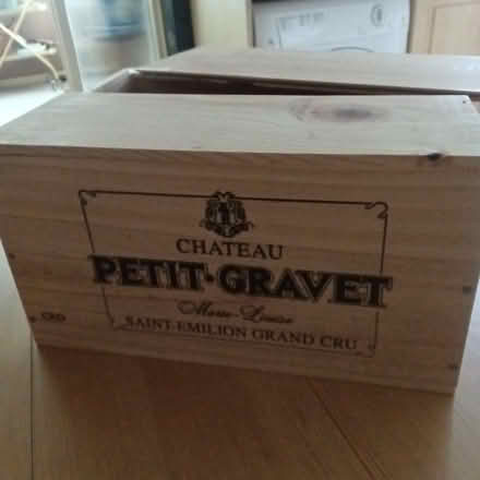 Photo of free As new wooden wine bottle box (Crawley RH10) #1