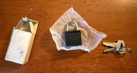 Photo of free Tiny Lock with Keys (Cupertino - DeAnza and 280) #1