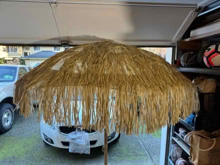 Photo of free Vintage grass umbrella for patio (Canyon Park - Bothell) #2