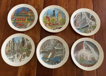 Photo of free 6 Chicago collector plates (Northeast Morgan Hill) #1