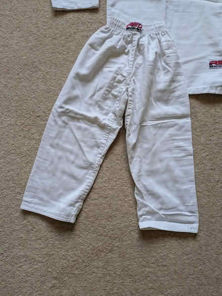 Photo of free Kids martial arts suit ("gi"), age 11 approx (Yatton Keynell SN14) #2