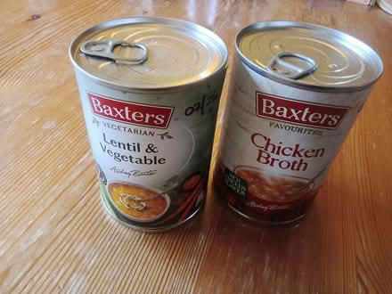 Photo of free 2 tins Baxters soup best before feb 2026 (Westbury Fields BS9) #1